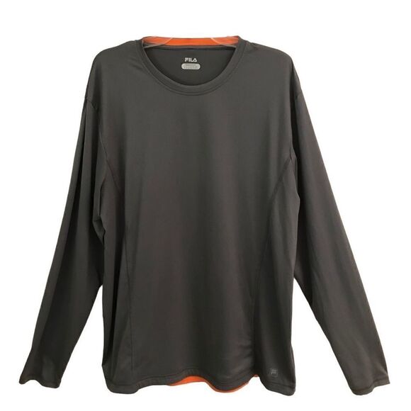 Fila long sleeve gray crewneck shirt XXL - Picture 1 of 4
